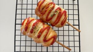 ウインナーロールパンのレシピ公開しました🐱