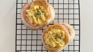 ハムたまごパンのレシピ公開しました🍳