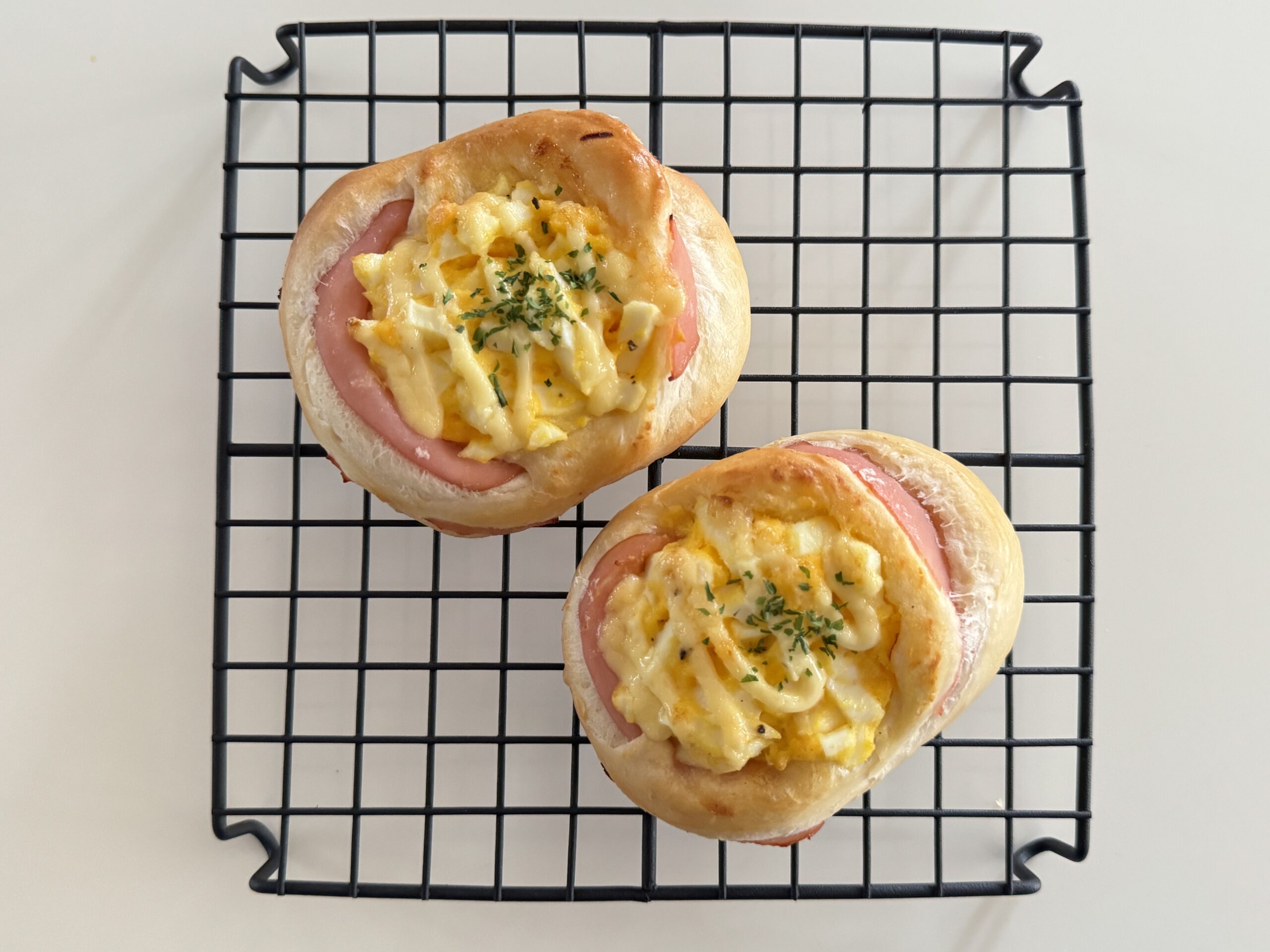 ハムたまごパンのレシピ公開しました🍳