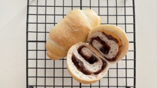 あん塩バターパンのレシピ公開しました🧈