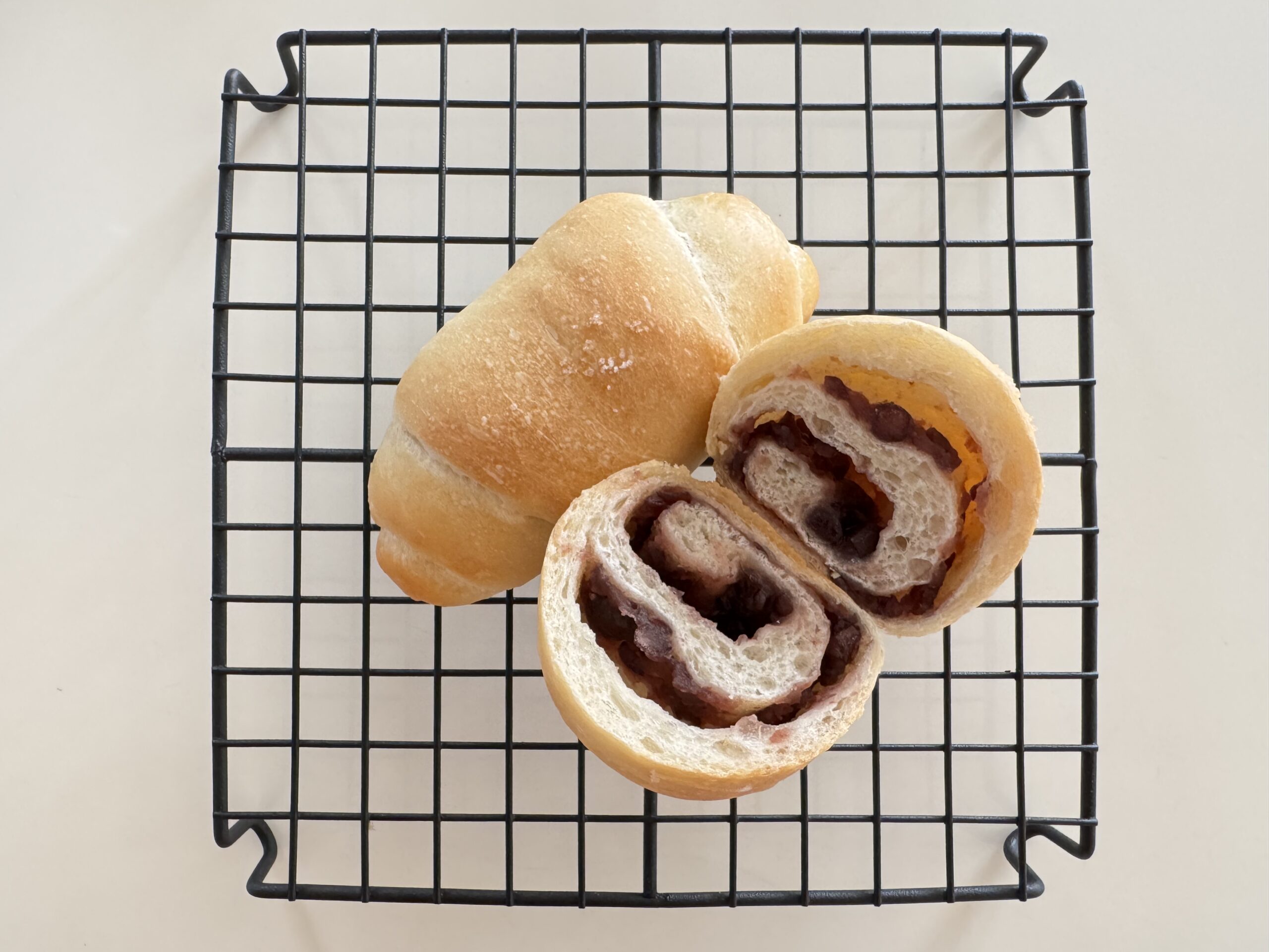 あん塩バターパンのレシピ公開しました🧈